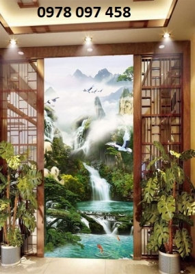 Gạch tranh 3D - tranh phong cảnh đẹp
