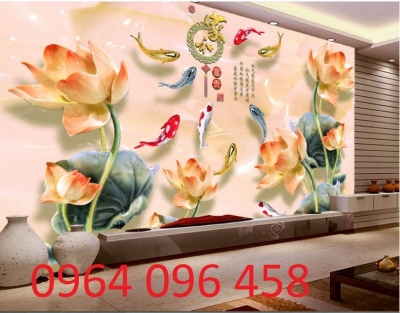 tranh gạch 3d bóng kính - TRD3