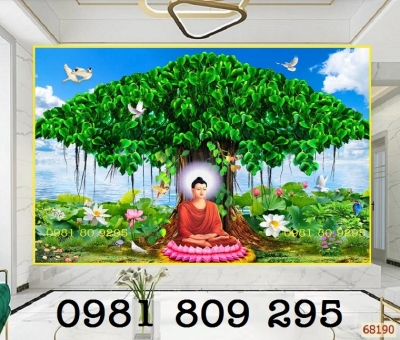 Tranh phật đẹp - gạch tranh 3d ban thờ