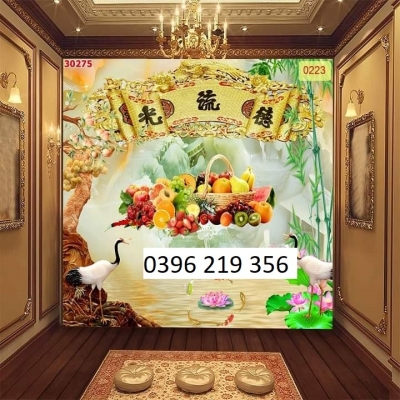 Tranh phong thủy ốp lát 3d - Tranh Phòng Thờ