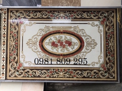 Gạch thảm - thảm gạch lát phòng khách