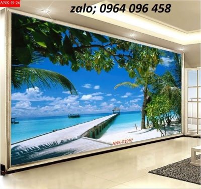 Tranh gạch 3d phong cảnh biển - SCX72