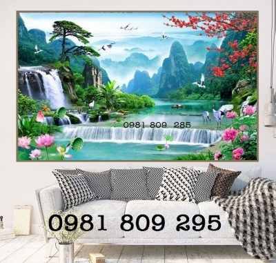 Gạch phong cảnh cội nguồn , tranh gạch