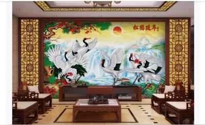 Gạch trang trí phòng khách