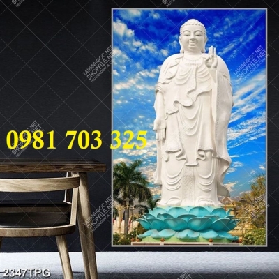 Gạch tranh Phật pháp ốp tường