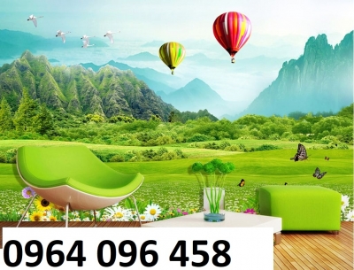 Tranh gạch 3d vườn hoa phong cảnh - 76DM
