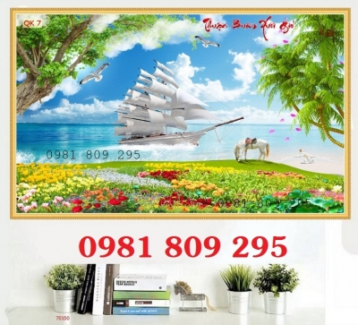 Gạch tranh ốp tường - tranh gạch men