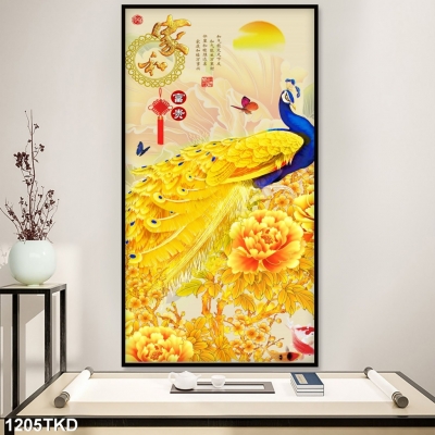 Tranh gạch 3D khổ đứng đẹp