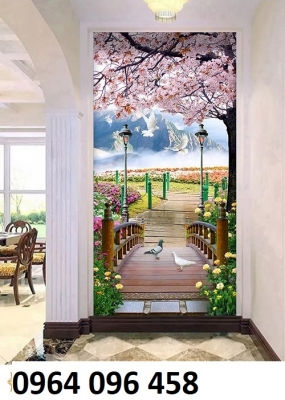 Tranh gạch 3d ốp tường hành lang - MCB532