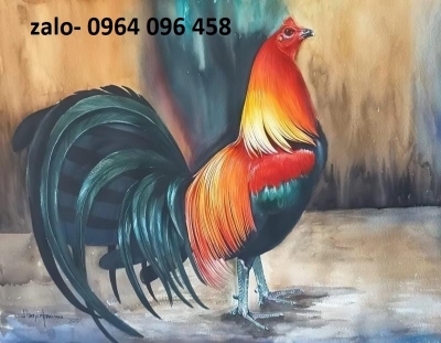 Tranh gạch 3d con gà trống - SK43