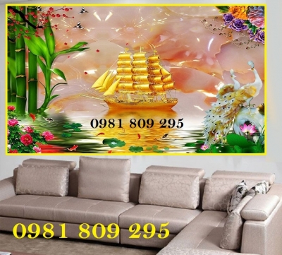 Gạch tranh thuyền buồm