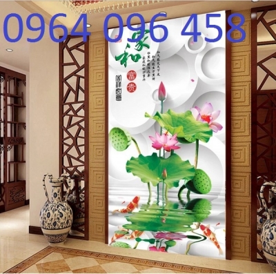 Tranh gạch 3d cá koi - 23XCCC