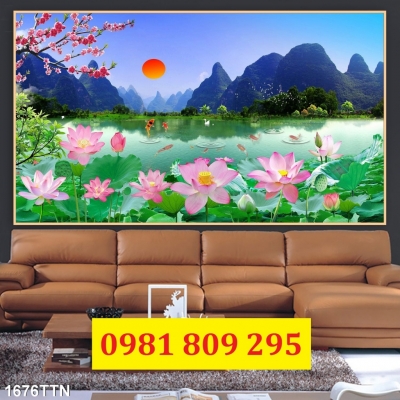 Tranh gạch đẹp - tranh 3d phong cảnh