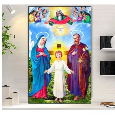 tranh gạch men 3Dvcông giáo