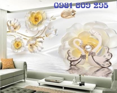 Tranh gạch hoa ngọc 3d