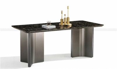Chân bàn inox mạ titan 3 cạnh