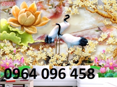 Tranh gạch 3d dán tường sứ ngọc - 66SM