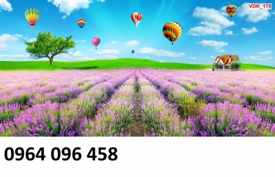 Tranh gạch 3d vườn hoa phong cảnh - LDS33