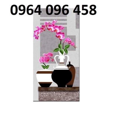 Tranh gạch 3d hoa lan - XDC43