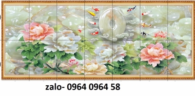 Tranh gạch 3d phong thủy phòng khách - DCVBB9