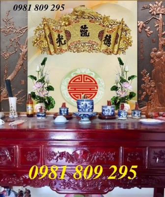 gạch tranh 3d phòng thờ gia tiên