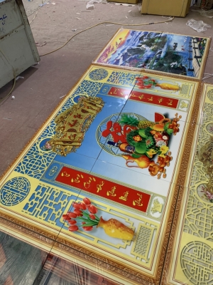 Gạch tranh phòng thờ đẹp HP87