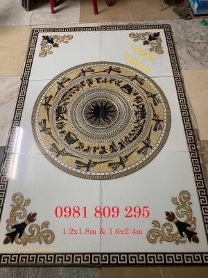 Thảm gạch khắc kim lát hiên