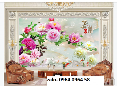 Tranh gạch men 3d ốp tường phòng khách - 6532XP