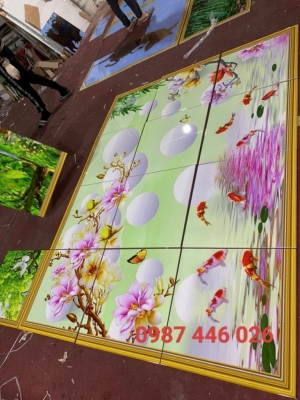 Gạch ốp tường, tranh trang trí 3d