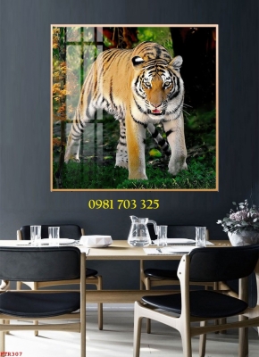 Tranh gạch đẹp hổ trang trí tường nhà