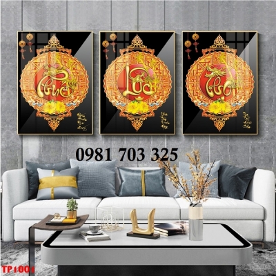 Tranh gạch phúc lộc thọ