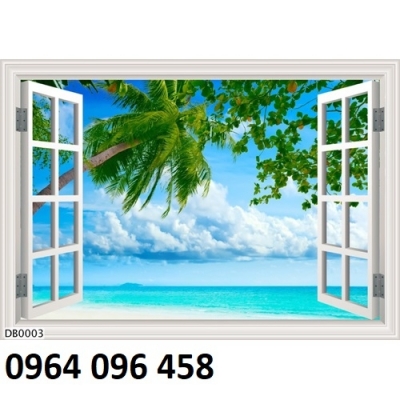Gạch tranh 3d cửa sổ - LCX33
