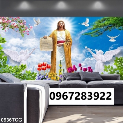 Tranh gạch 3d công giáo