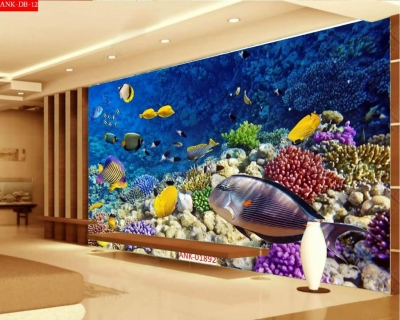 Tranh gạch 3d ốp bể bơi - 321QP