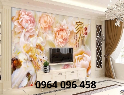 tranh phong thủy 3d - tranh gạch 3d phong thủy - XMVC4