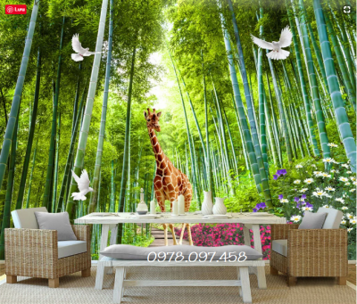 Gạch tranh 3D ốp phòng ngủ