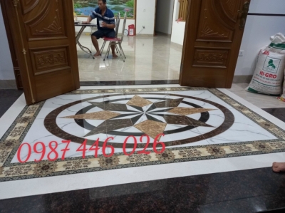 Gạch hoa thảm gạch đẹp phòng khách