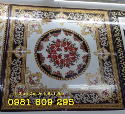 Gạch chiếu thảm vuông phòng khách hp6766