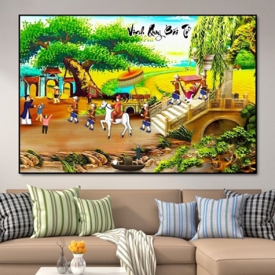 Tranh gạch cảnh đồng quê - SCBBV5