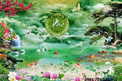 Tranh gạch 3D sứ ngọc