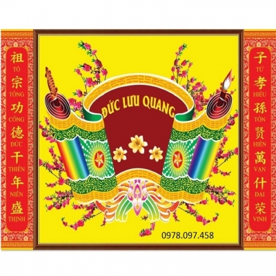 Gạch tranh phòng thờ
