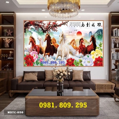 Gạch tranh phong thủy ốp tường
