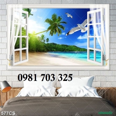 Tranh cửa sổ 3D