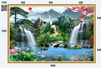 Tranh gạch phong cảnh đẹp