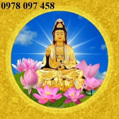 Tranh gạch - tranh Đức Phật