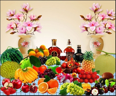 Tranh gạch 3d măm ngủ quả - NXC42