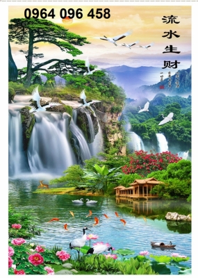 Tranh gạch 3d ốp tường hành lang - sảnh - GHKL90