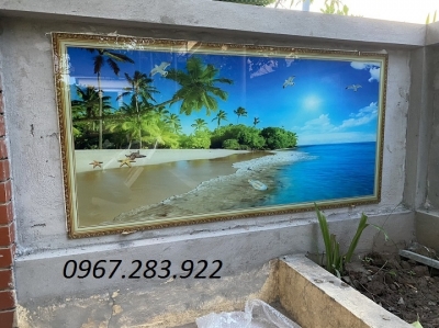 Tranh phòng khách 3d- tranh gạch men
