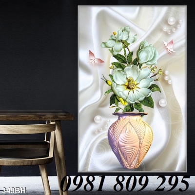 tranh gạch 3d phòng bếp 3 tấm