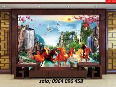 Tranh gạch mã đáo thành công 3d - FSZ332